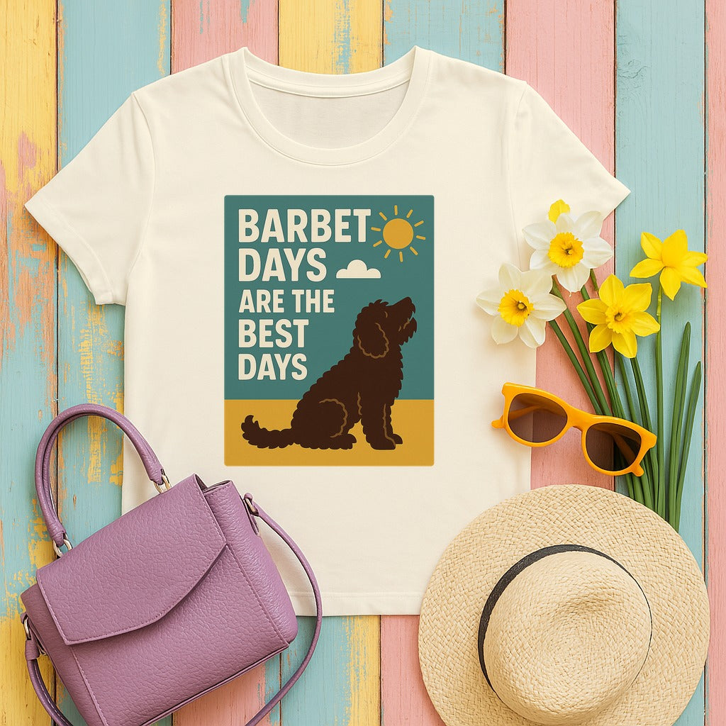 Barbet Days Are the Best Days Tee in Natural