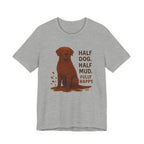 Chocolate Lab Half Dog Half Mud Tee