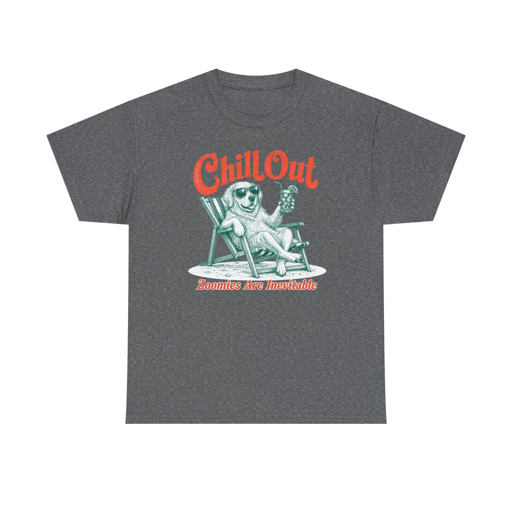 Chill Out Golden Retriever Humor T-shirt