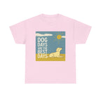 Dog Days Are the Best Days Yellow Labrador Retriever T-Shirt