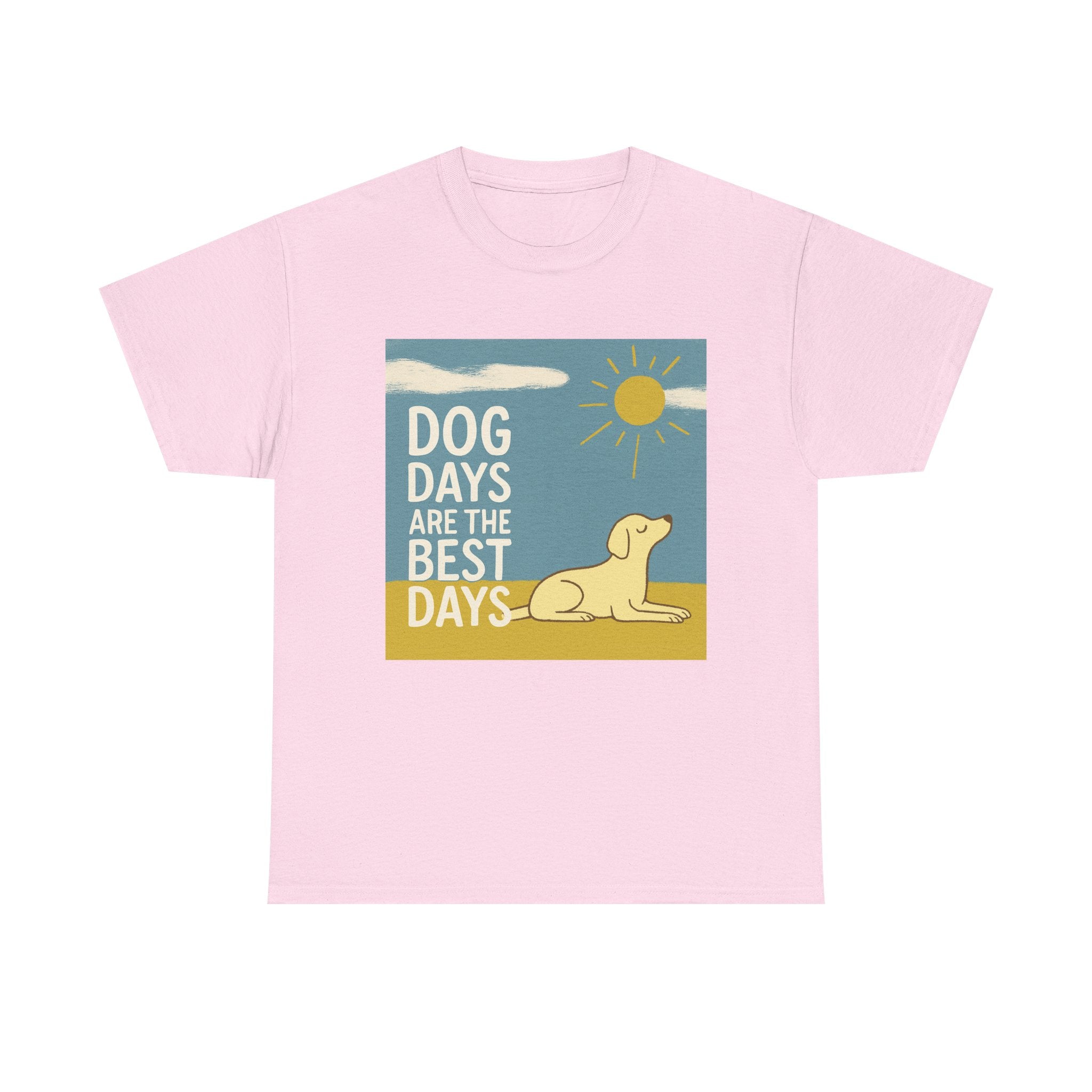 Dog Days Are the Best Days Yellow Labrador Retriever T-Shirt