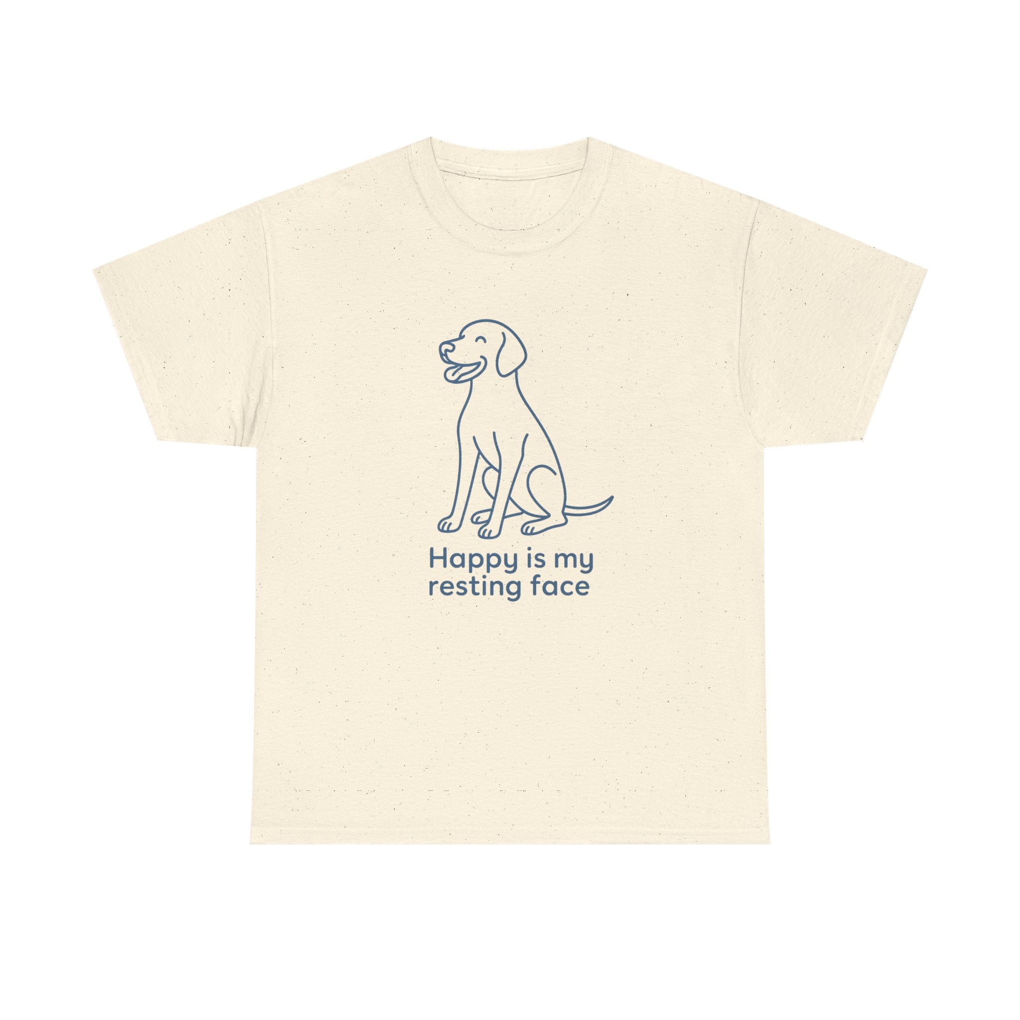Happy Is My Resting Face - Funny Vizsla Tee