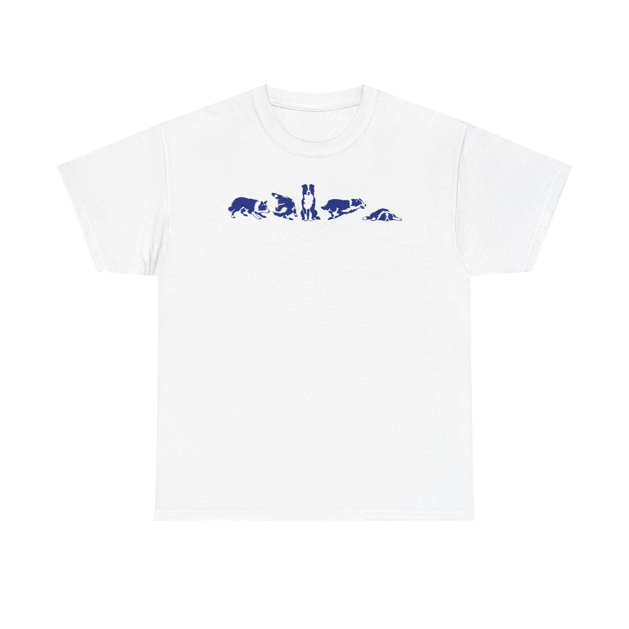 Border Collie Heritage Collie Motion Graphic t-shirt