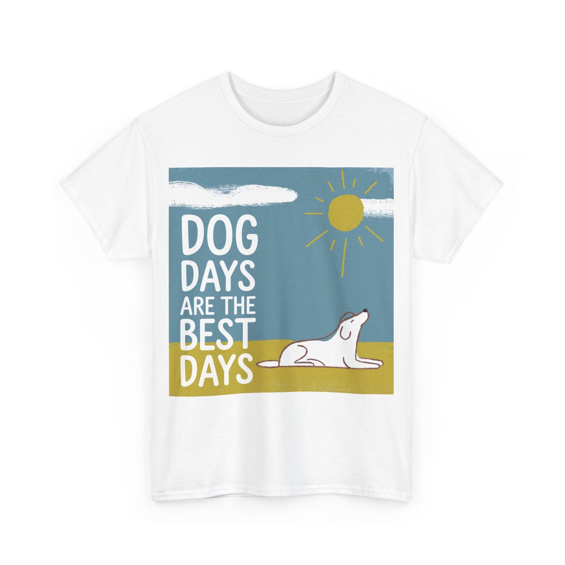 Dog Days Unisex Tee, Casual Summer Shirt, Pet Lover Gift, Beach Day Wear, Dog Enthusiasts Apparel T-Shirt