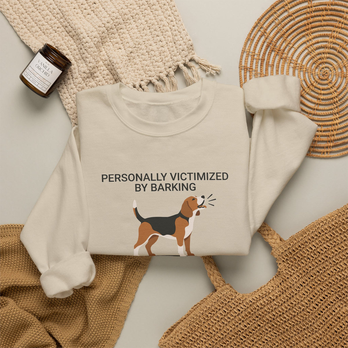 Beagle Barking at Nothing Sweatshirt