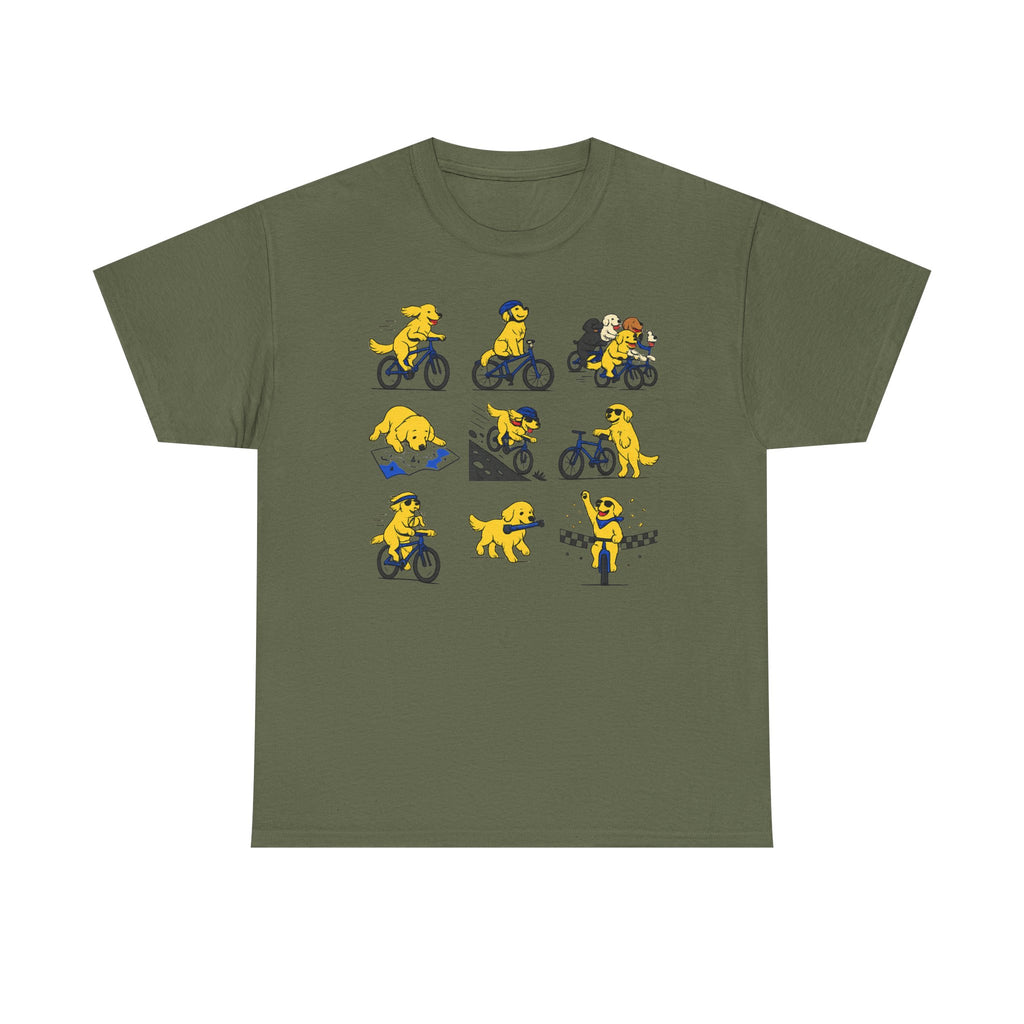 Golden Retriever Cycle Club T-Shirt