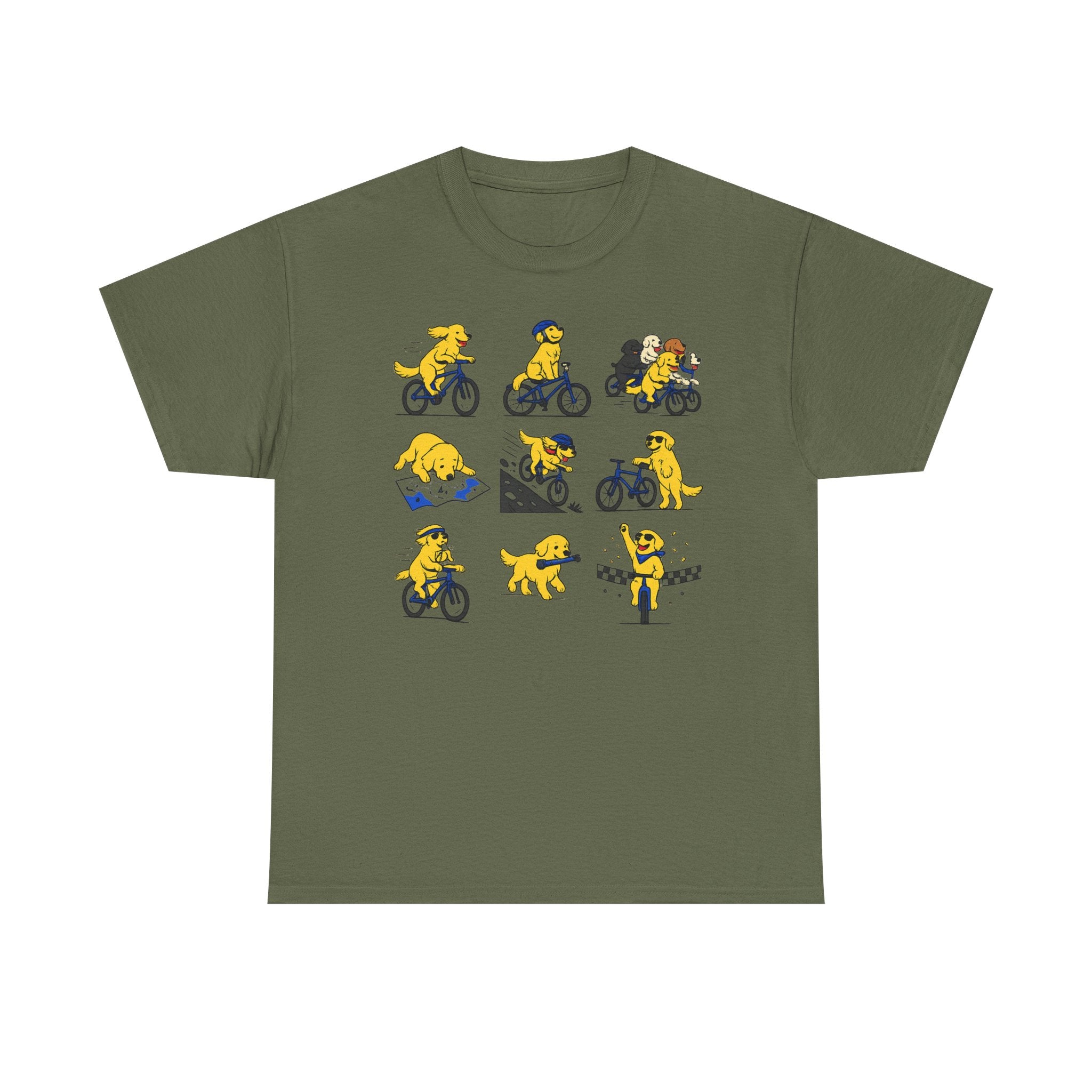 Golden Retriever Cycle Club T-Shirt