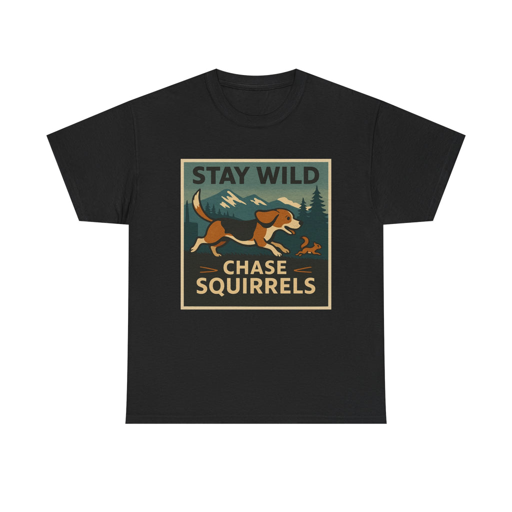 Stay Wild Running Beagle t-shirt, view 2