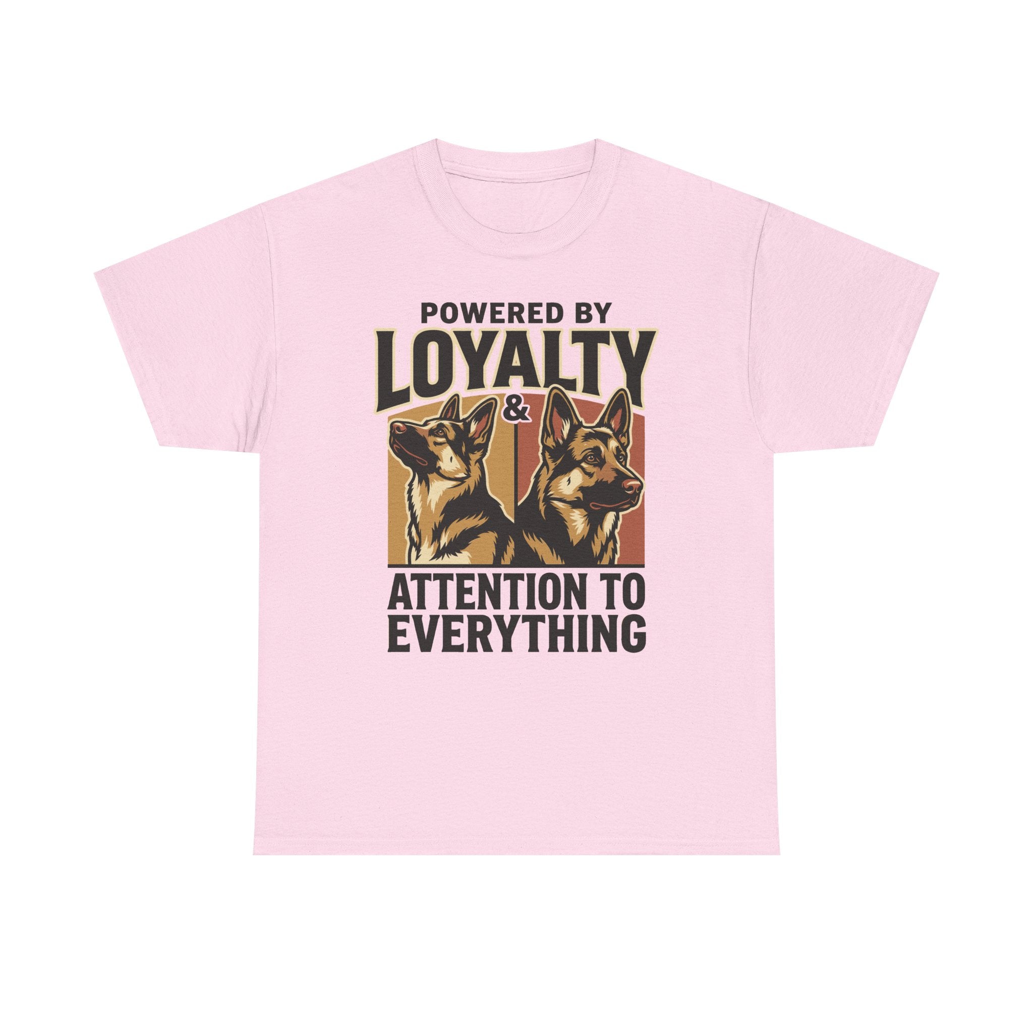 Powered By Loyalty German Shepherd T-shirt