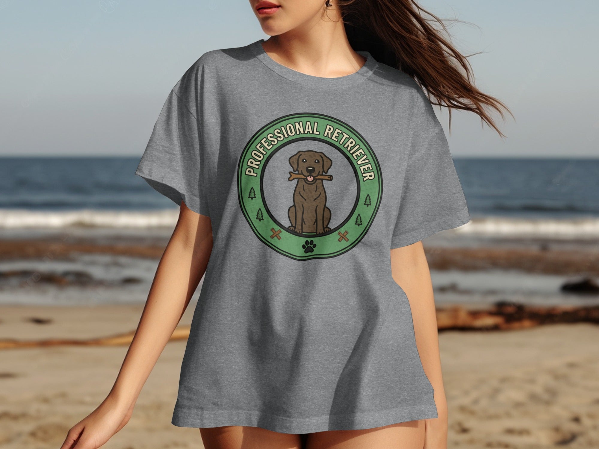 Professional Retriever Graphic Tee Shirt