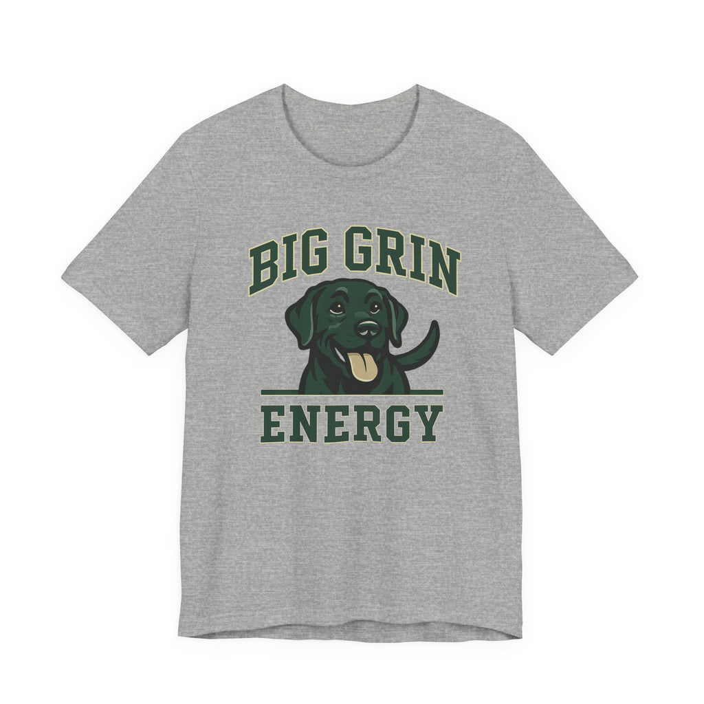 Black Lab Big Grin Energy Tee