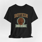 Boykin Spaniel Does It All Varsity Tee