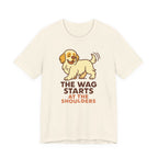 Clumber Wag Starts at the Shoulders Tee