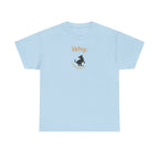 Why Curious Dog Silhouette Playful Question Design t-shirt, view 3