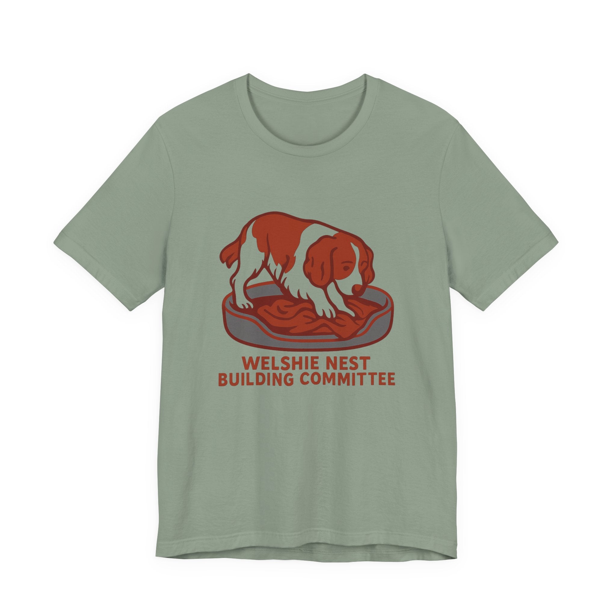 Welsh Springer Spaniel Nest Building Committee Tee