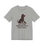 Irish Water Spaniel She Found Something To Do Tee