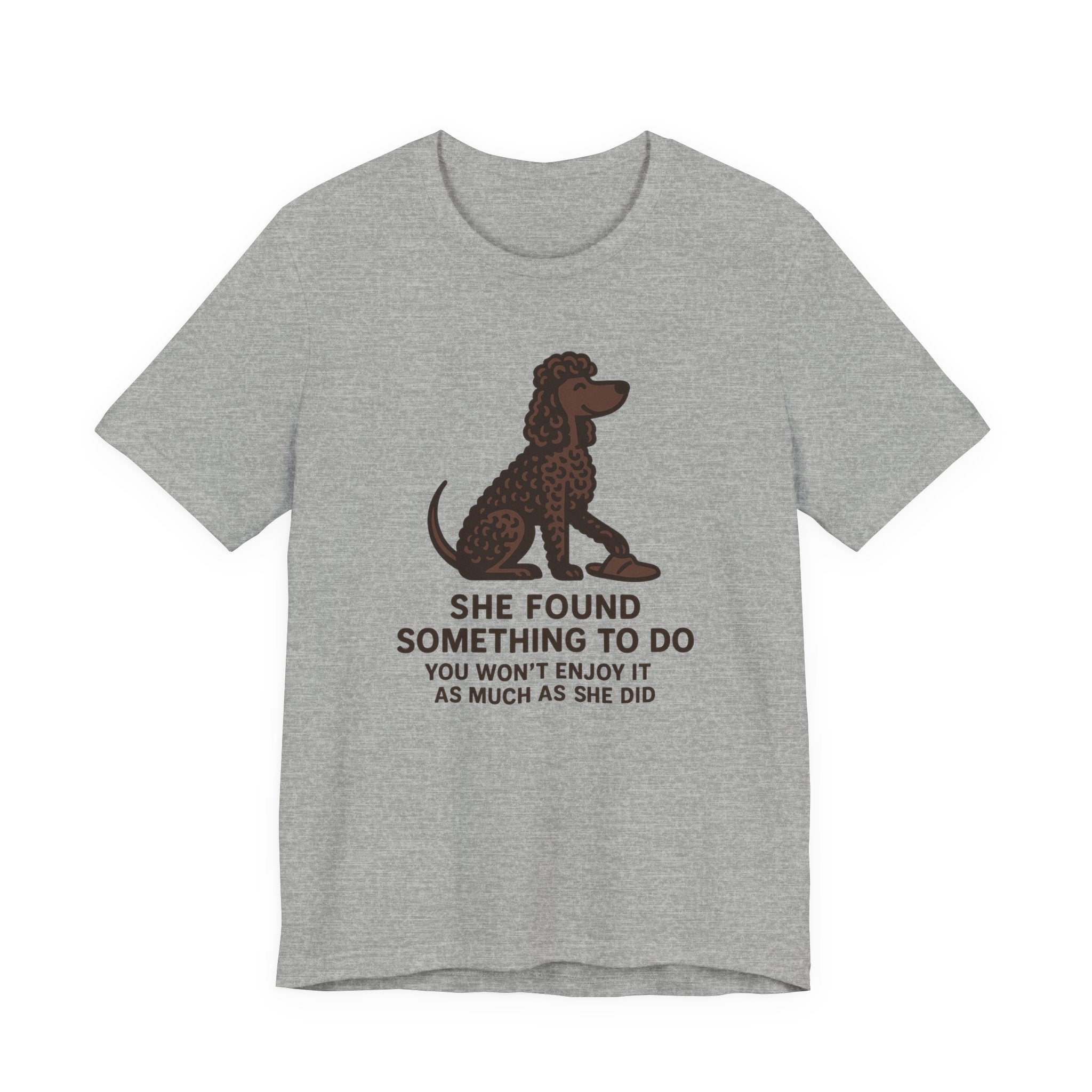 Irish Water Spaniel She Found Something To Do Tee