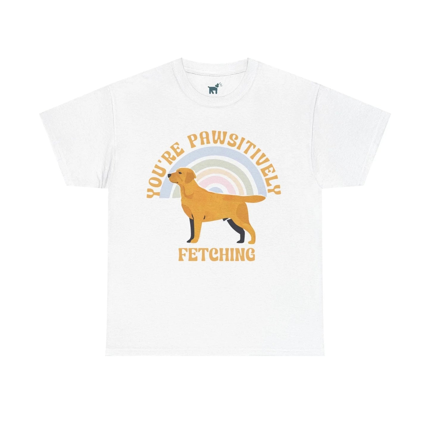 Yellow Labrador Boho T Shirt White T-shirt