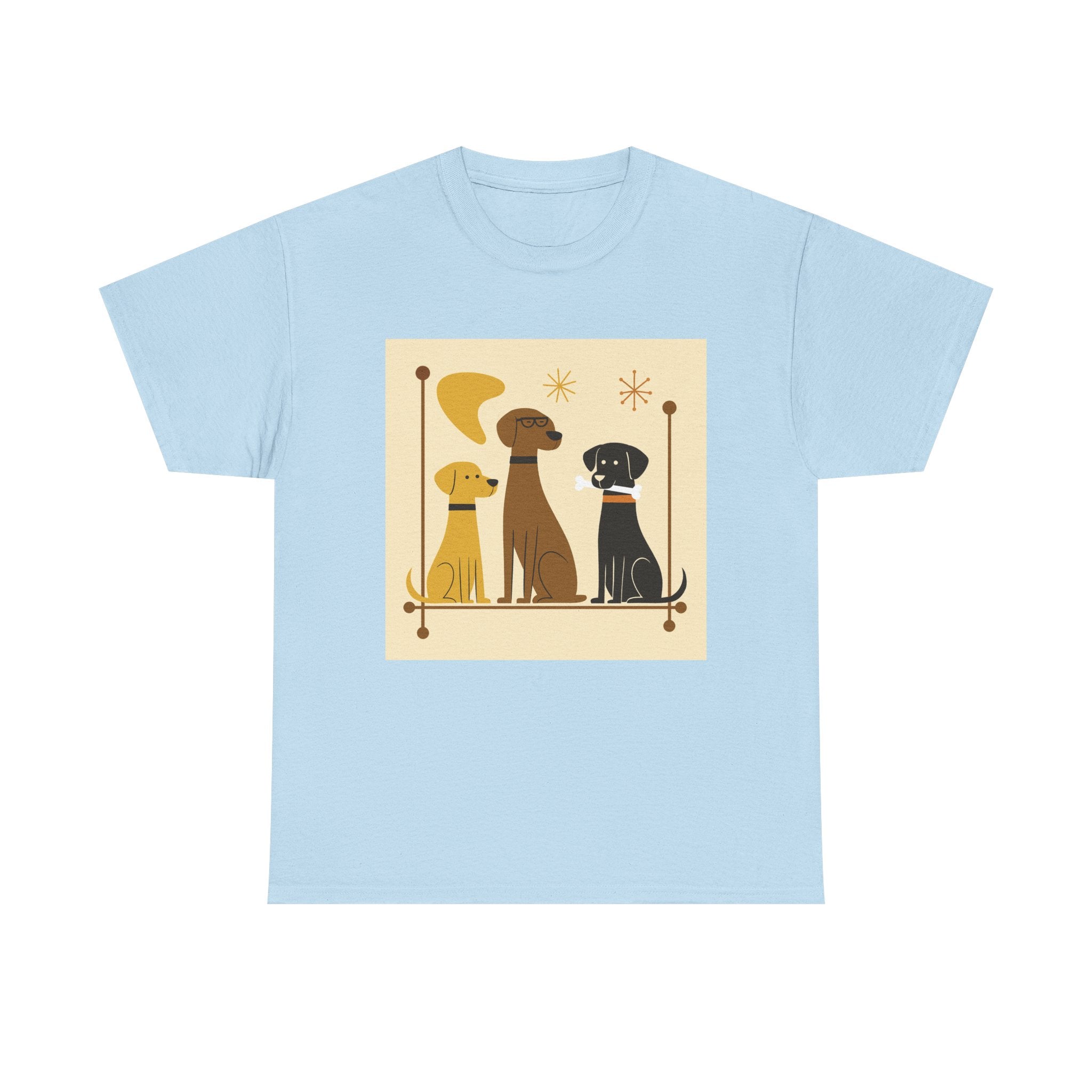 Retro Mid-Century Mod Labs T-Shirt