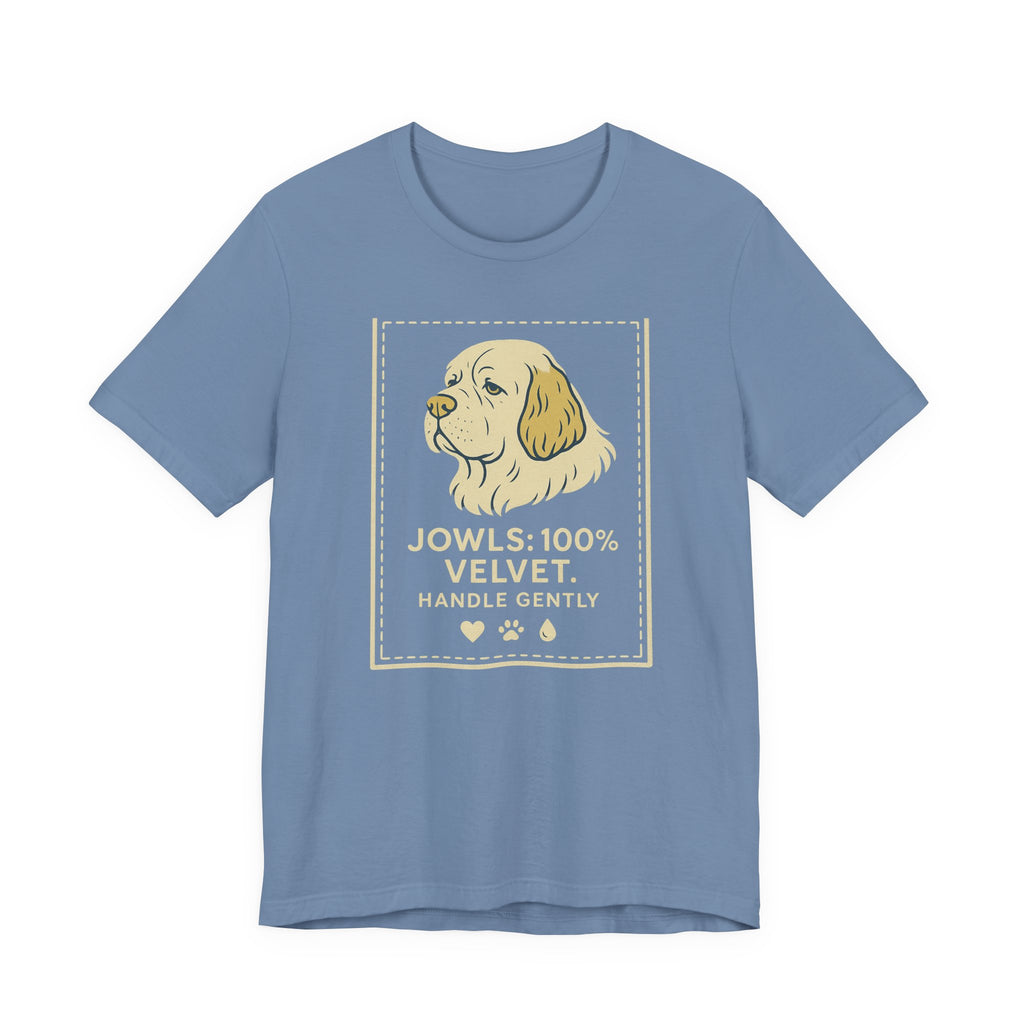 Clumber Jowls 100% Velvet Tee
