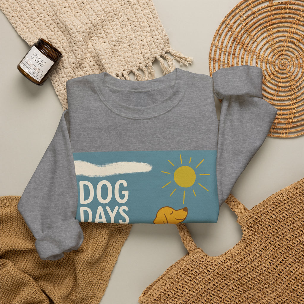 Dog Days Are The Best Days With Golden Retriever Sweatshirt