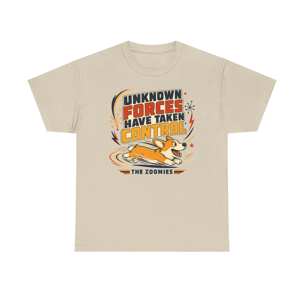 The Zoomies Control Corgi Graphic T-shirt