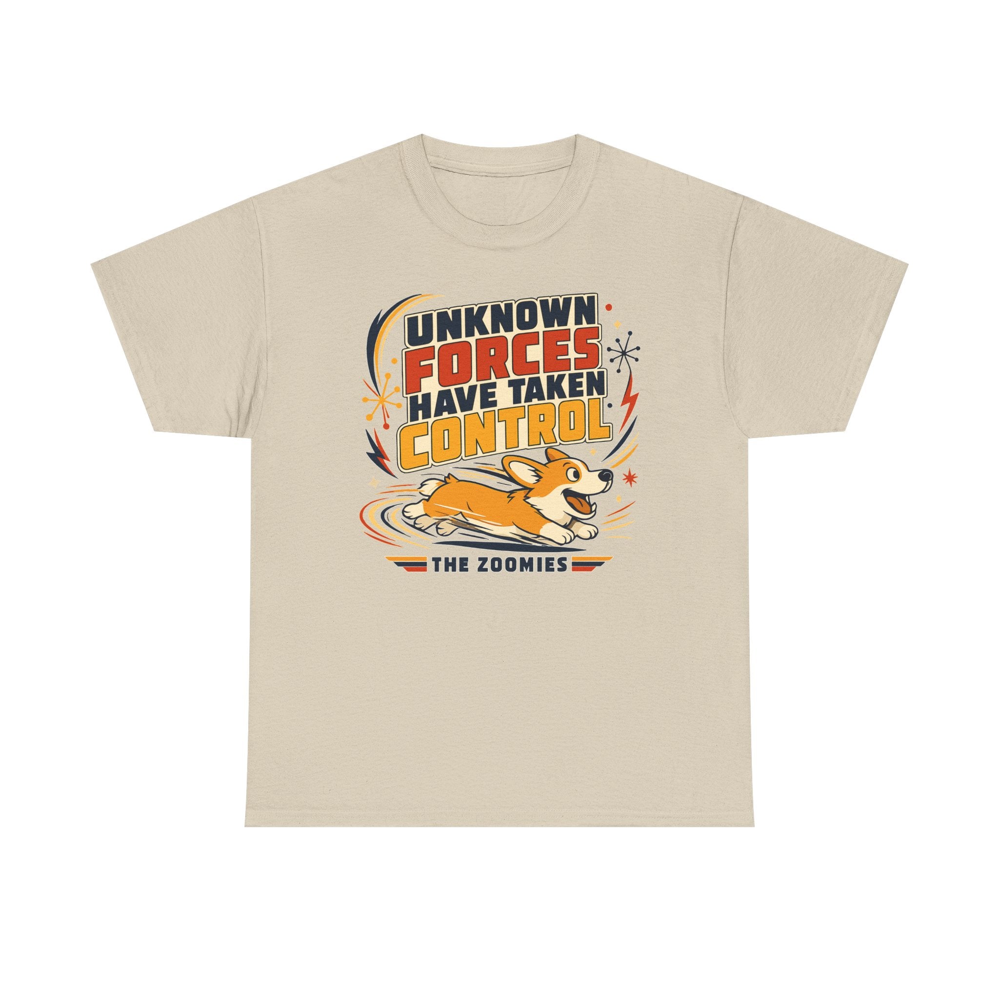 The Zoomies Control Corgi Graphic T-shirt