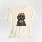 Engraved Labrador Iced Coffee T-Shirt