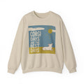 Corgi Days Sweatshirt in Sand