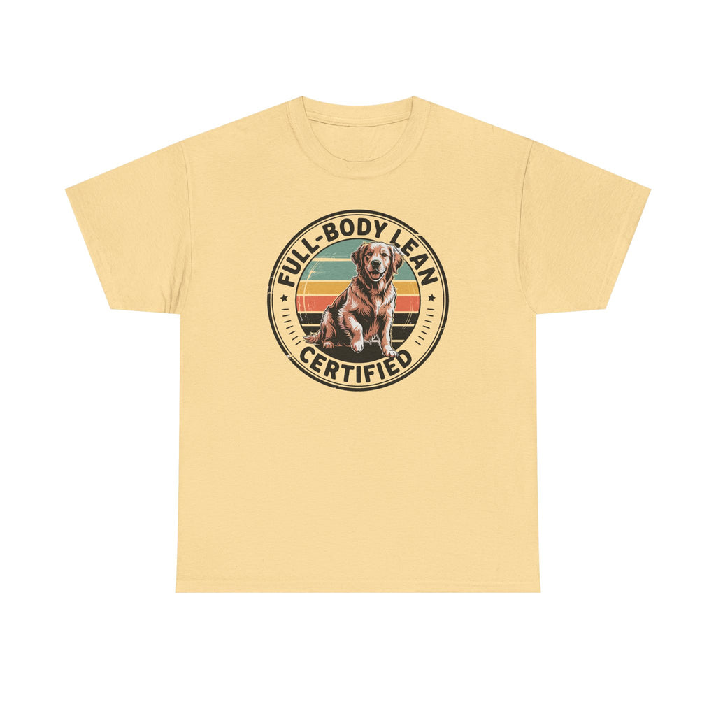 Full Body Lean Certified Golden Retriever T-Shirt