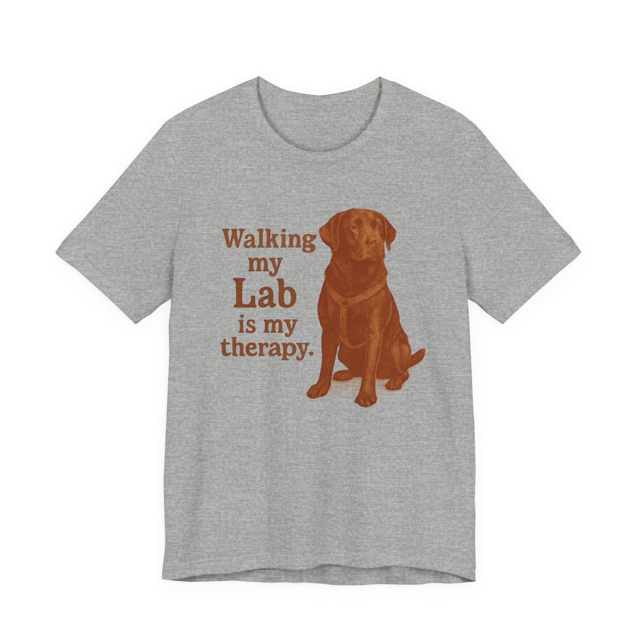 Walking My Lab Is My Therapy Tee