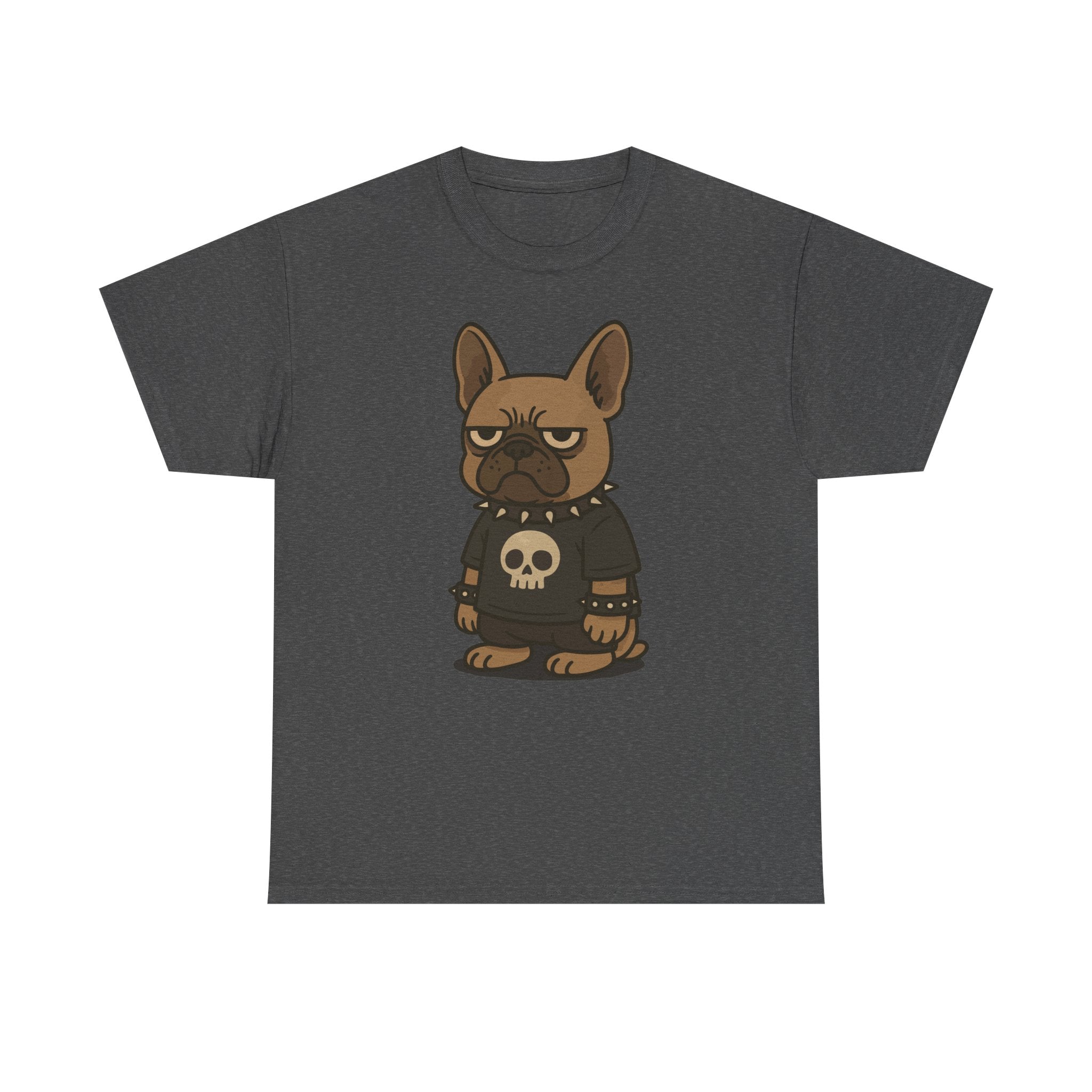 Punk Goth French Bulldog T-Shirt Graphic T-Shirt