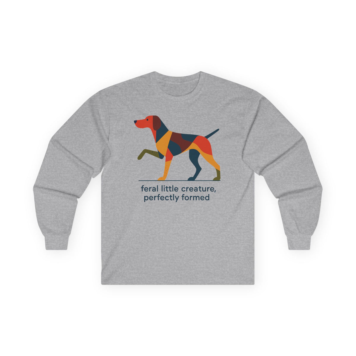 Perfectly Formed GSP Long Sleeve Tee in Sport Grey