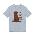 Chocolate Lab Half Dog Half Mud Tee