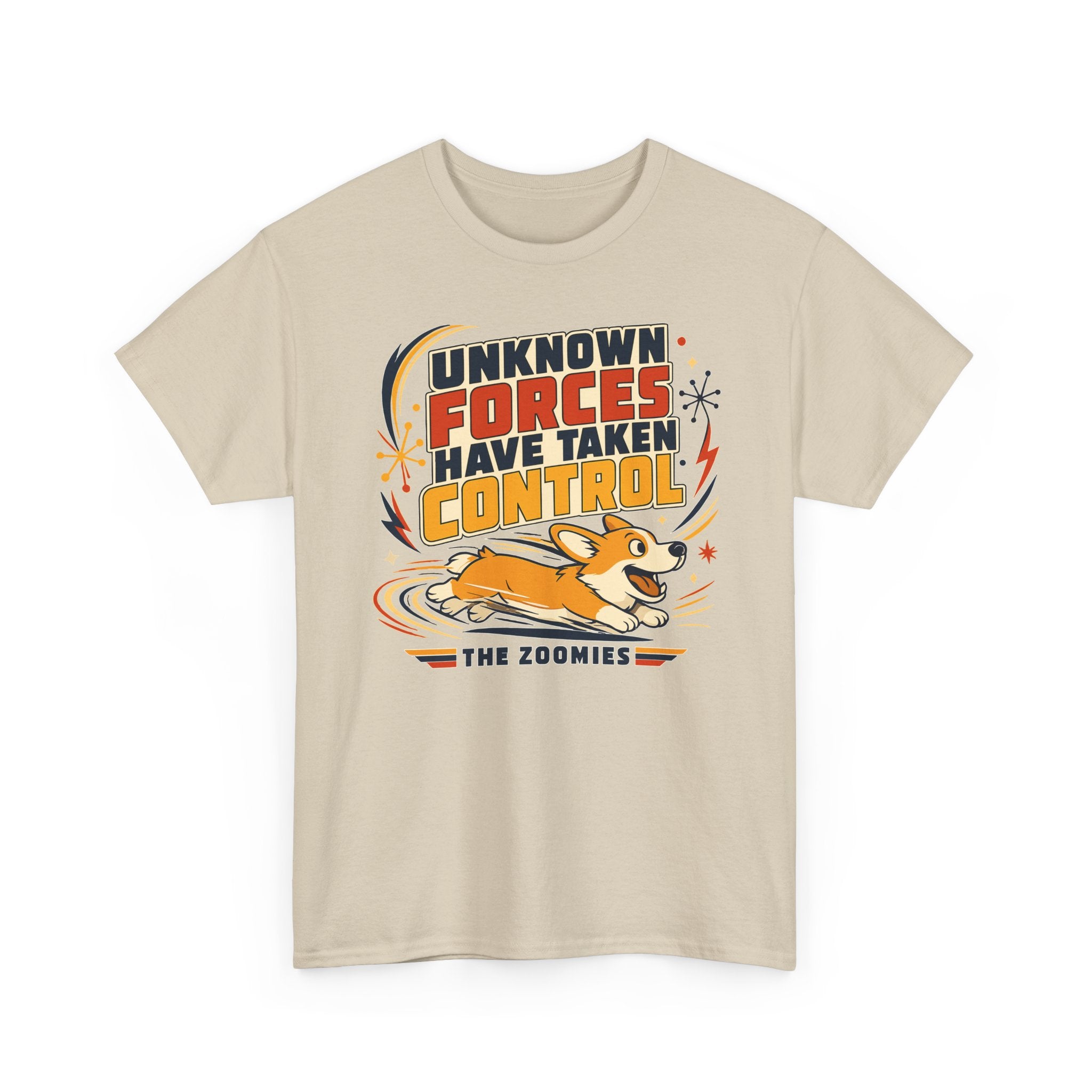 The Zoomies Control Corgi Graphic T-shirt