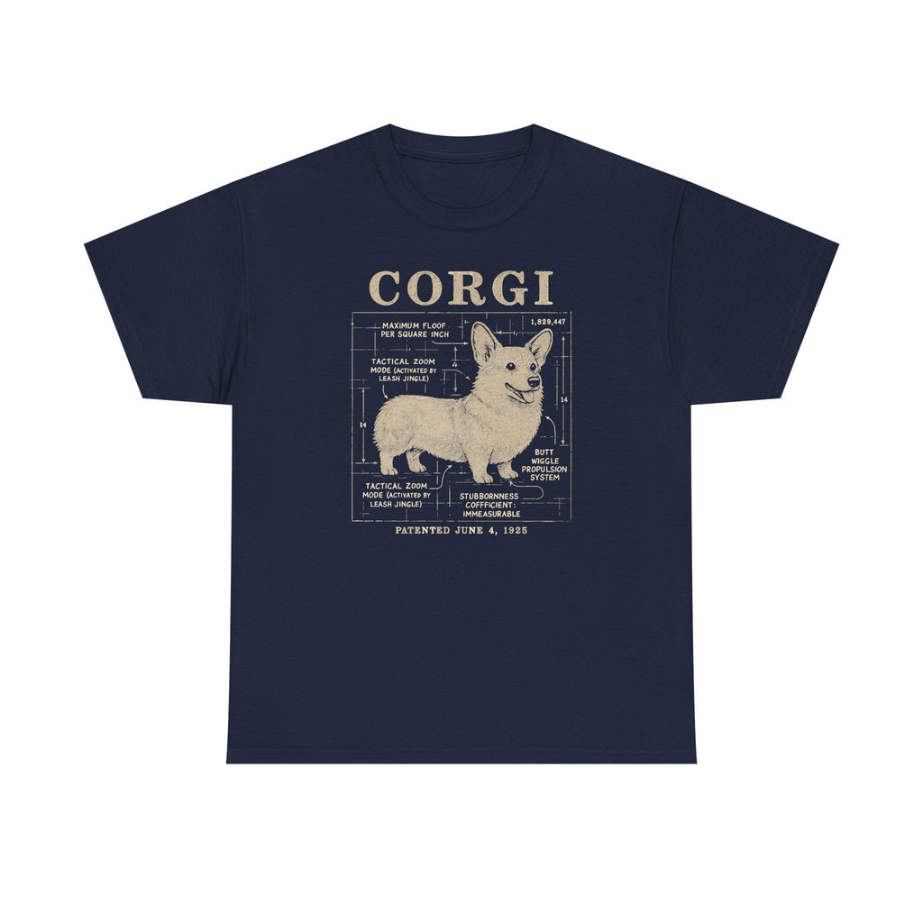 Corgi Blueprint Patented 1925 Tactical Zoom Mode T-Shirt