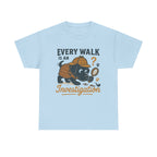 Black Lab "Every Walk is an Investigation" Cartoon Tee