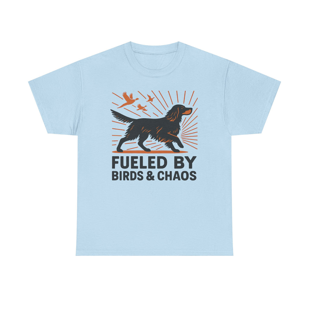 Fueled By Birds And Chaos Gordon Setter T-Shirt