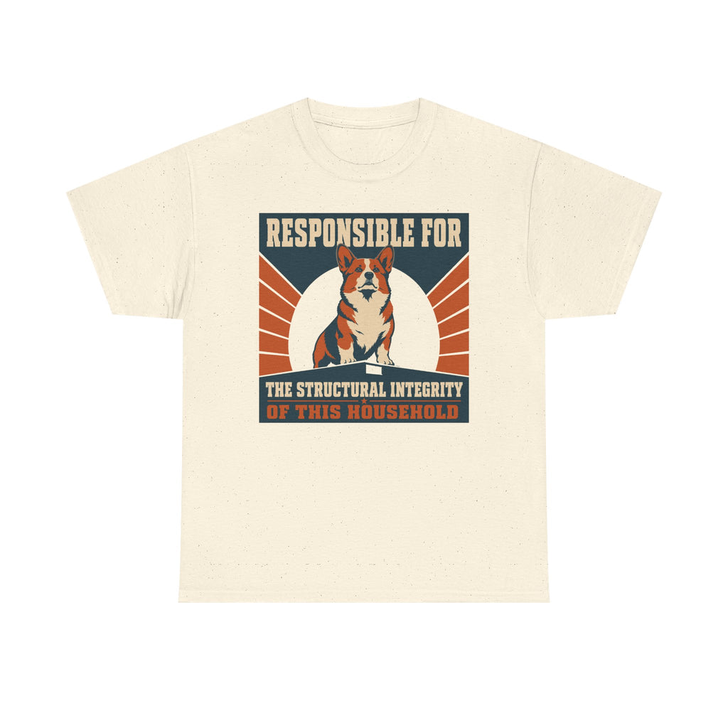 Structural Integrity Corgi Graphic T-shirt