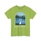 Paws and Reflect White Dog T-Shirt