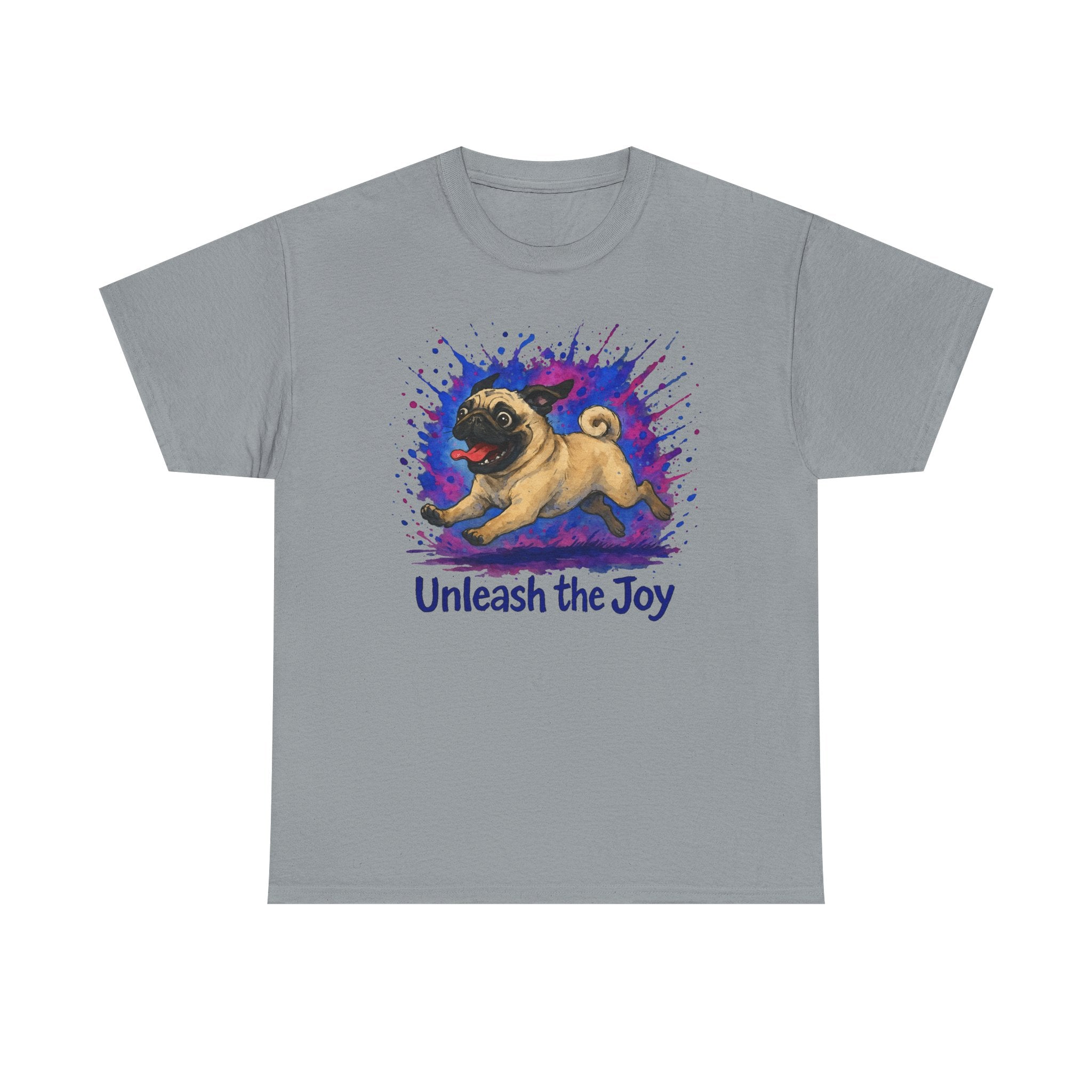 Joyful Pug Splash T-Shirt