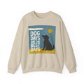 Dog Days Happy Black Lab Sweatshirt in Sand