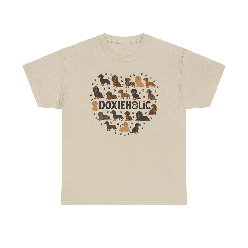 Doxieholic Heart Dachshund T-Shirt
