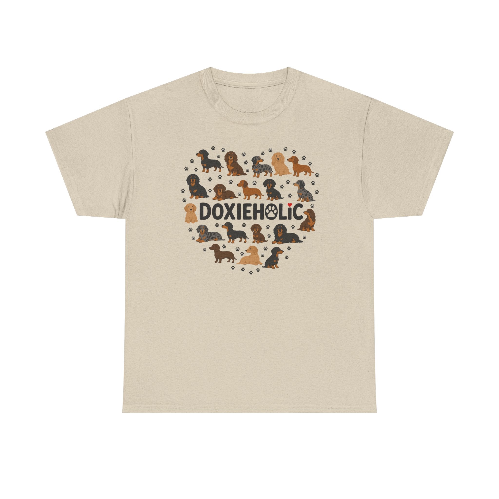 Doxieholic Heart Dachshund T-Shirt