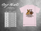 Size chart for Gildan 5000 heavy cotton t-shirt, with measurements in inches.