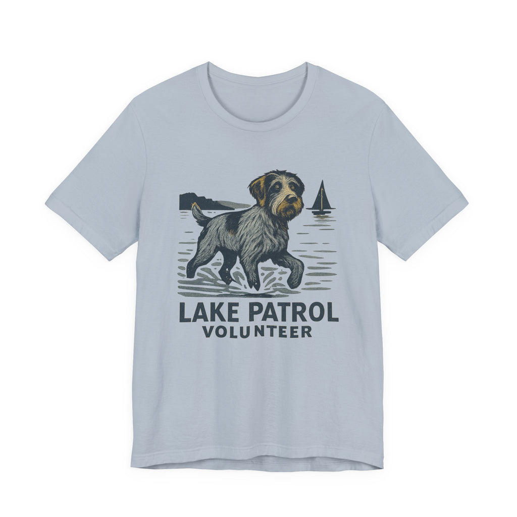 Wirehaired Pointing Griffon Lake Patrol Volunteer Tee