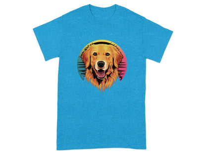 Colorful Golden Retriever Graphic T-Shirt product type