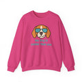 My Dog Is Cooler Than You Beagle Sweatshirt in Heliconia