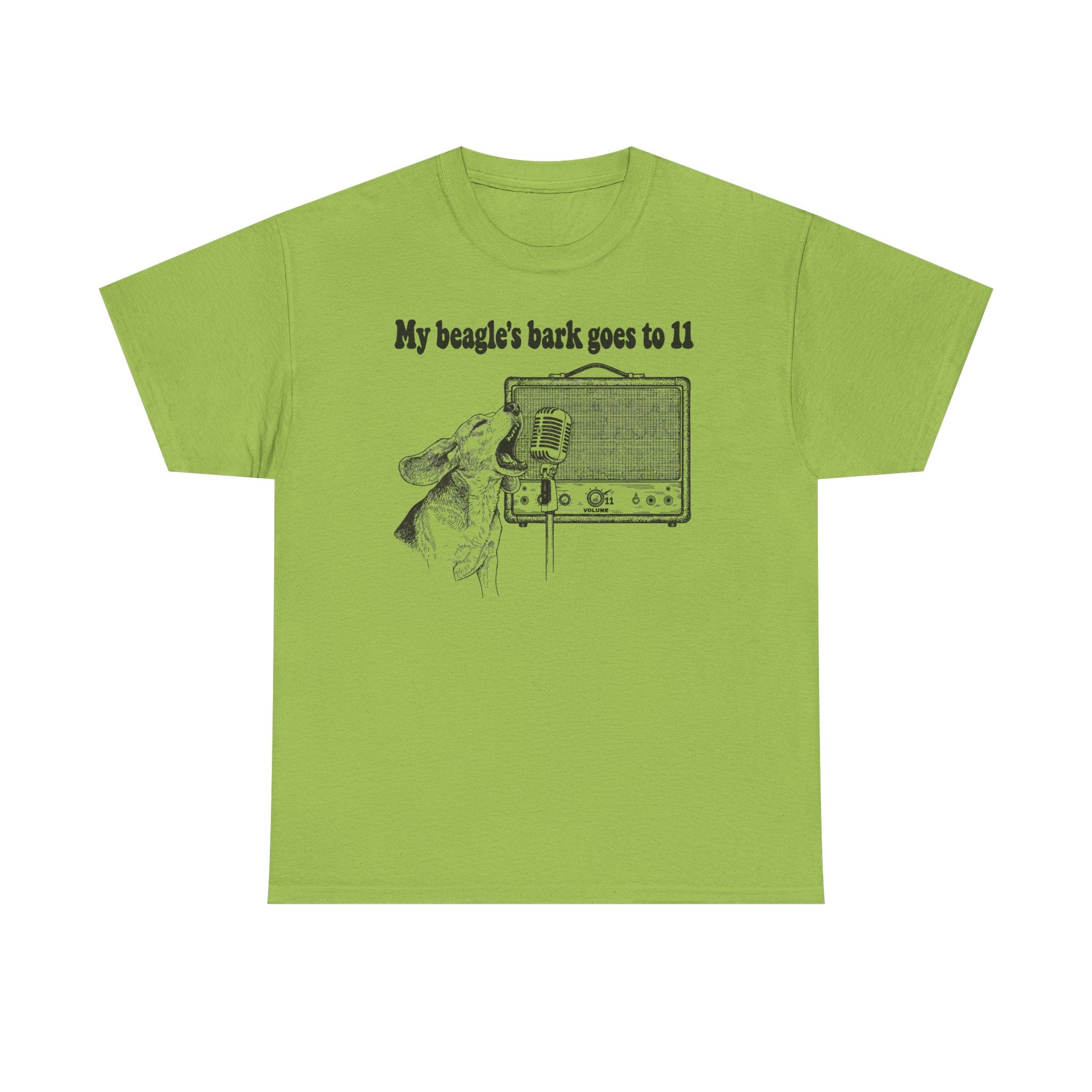 My Beagle's Bark Goes To Eleven Amplifier T-Shirt