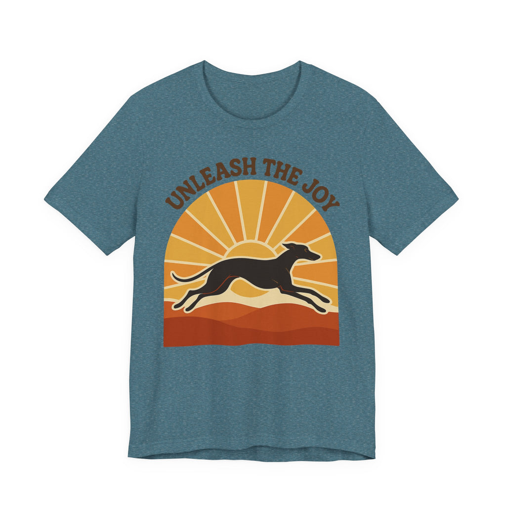 Greyhound Unleash the Joy Tee